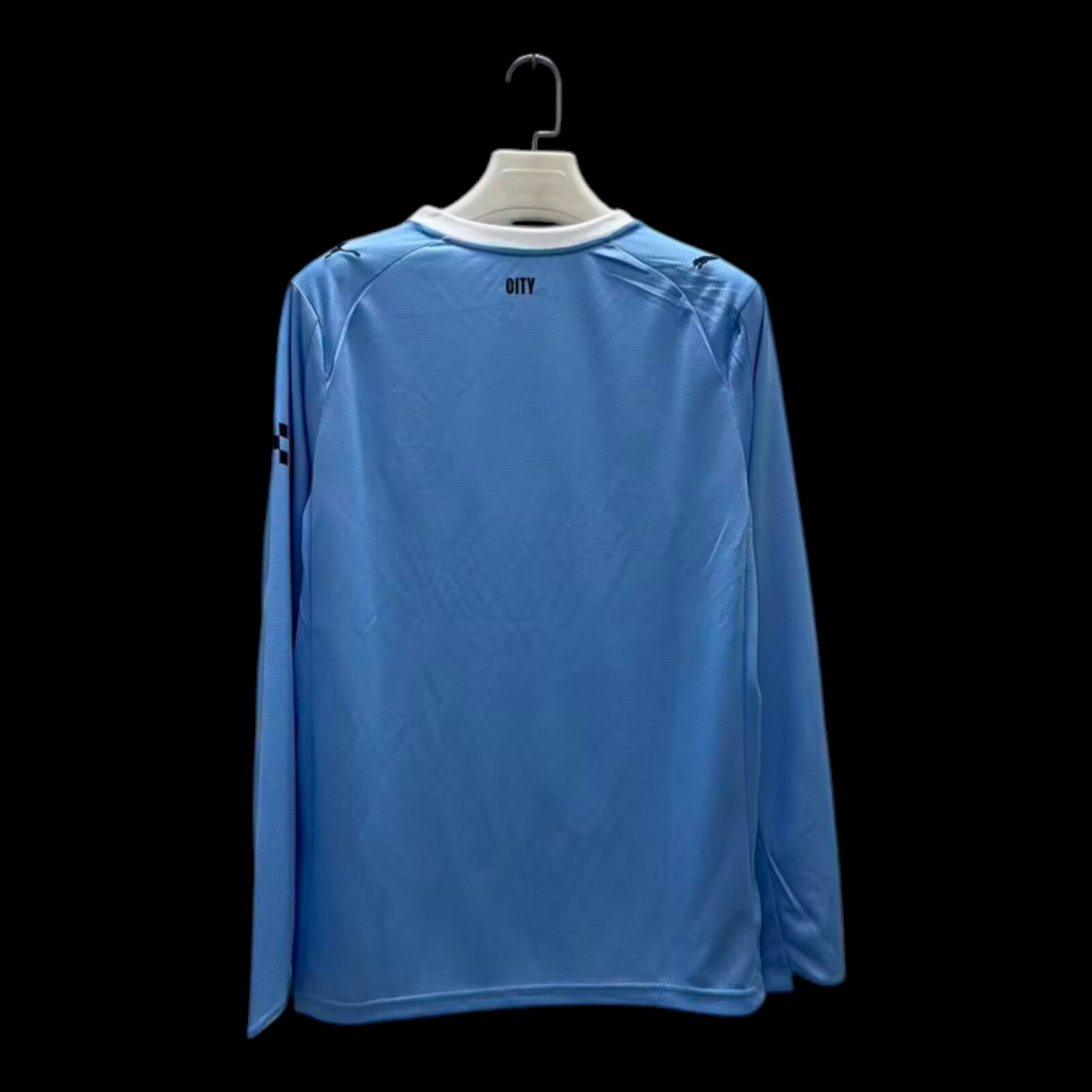 Vue arrière Manchester City Maillot Domicile 2526 – Manches Longues